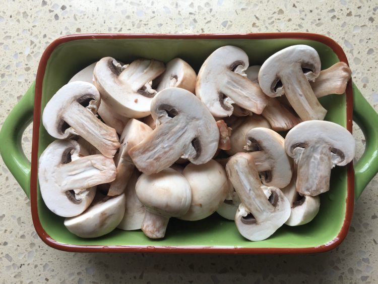 蘑菇烤香肠步骤3