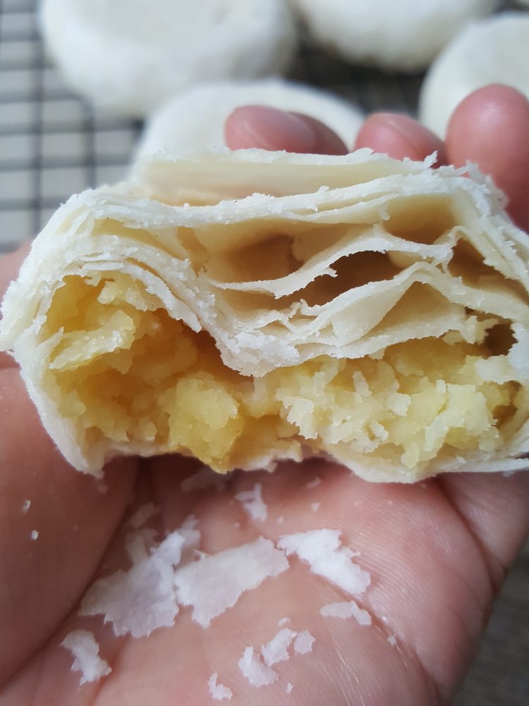 超酥绿豆饼步骤17