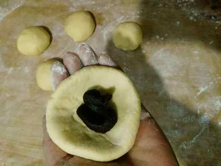 香甜玉米饼步骤8