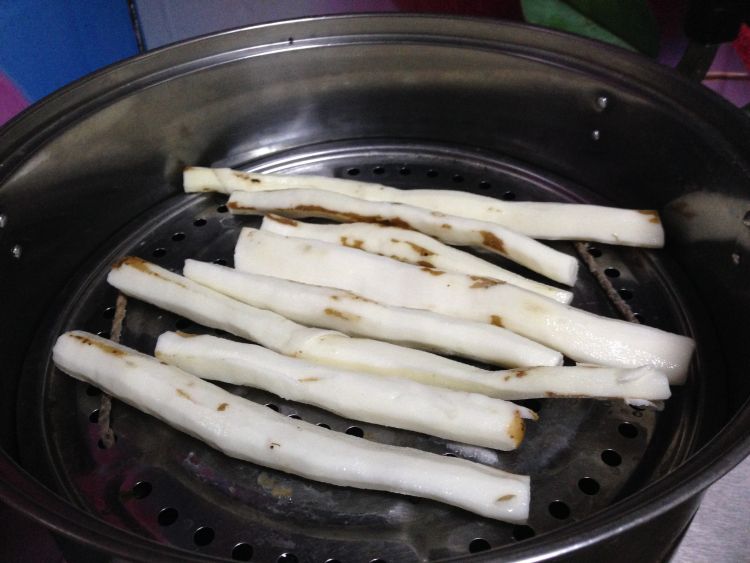 蓝莓冻干南瓜山药泥#步骤1
