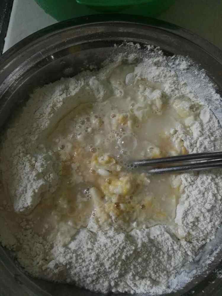 咸味菌菇煎饼步骤3