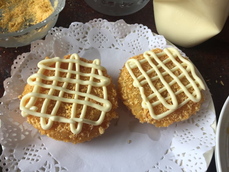 沙拉土豆茄心饼步骤12