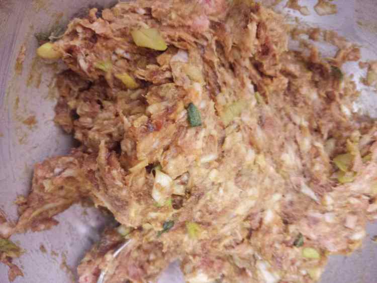 韭菜水饺步骤6