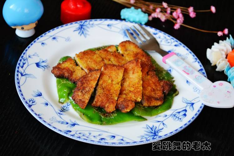 煎青椒猪排步骤11