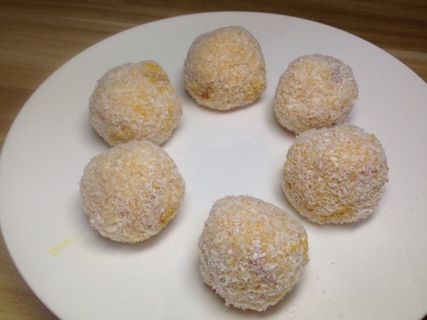 椰蓉南瓜饭团步骤11