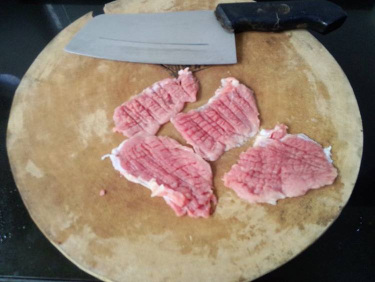 香煎土豆里脊肉步骤3