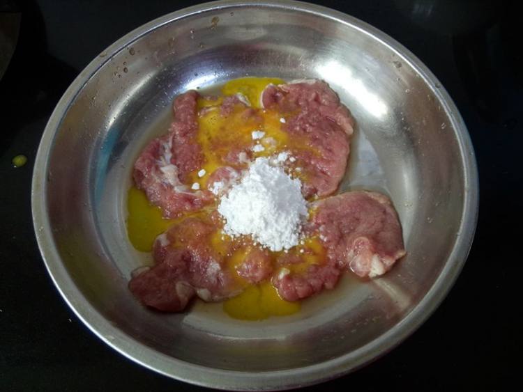 香煎土豆里脊肉步骤6