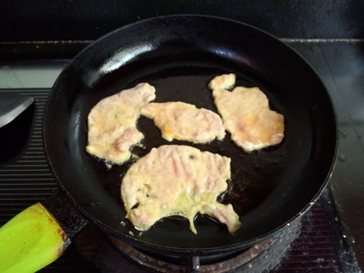 香煎土豆里脊肉步骤7