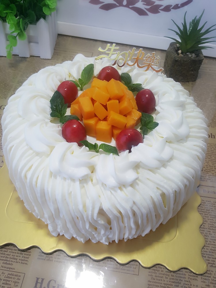 鲜果生日蛋糕步骤10