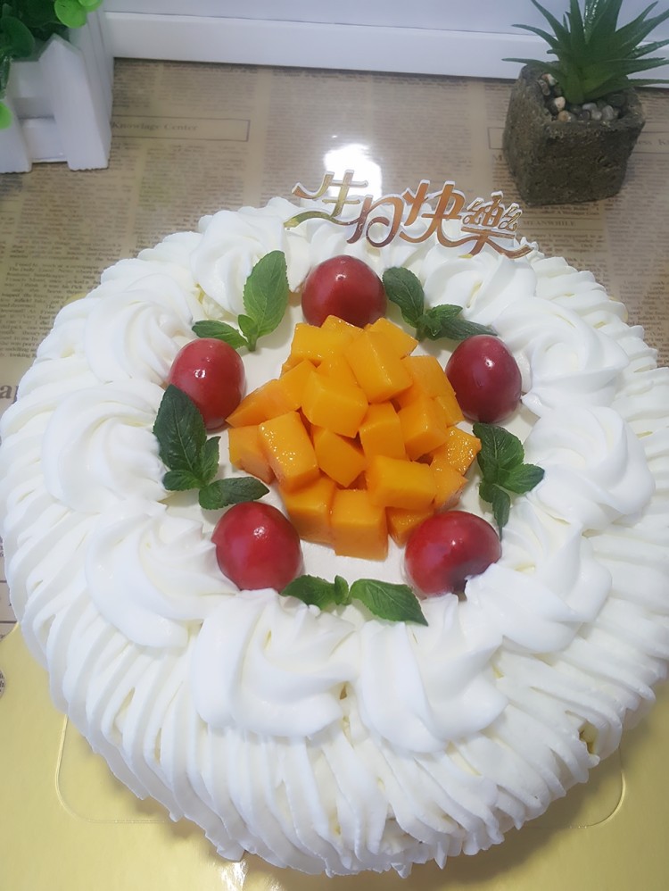 鲜果生日蛋糕步骤9