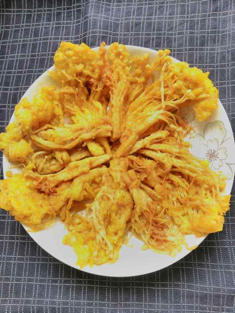 油炸金针菇步骤17