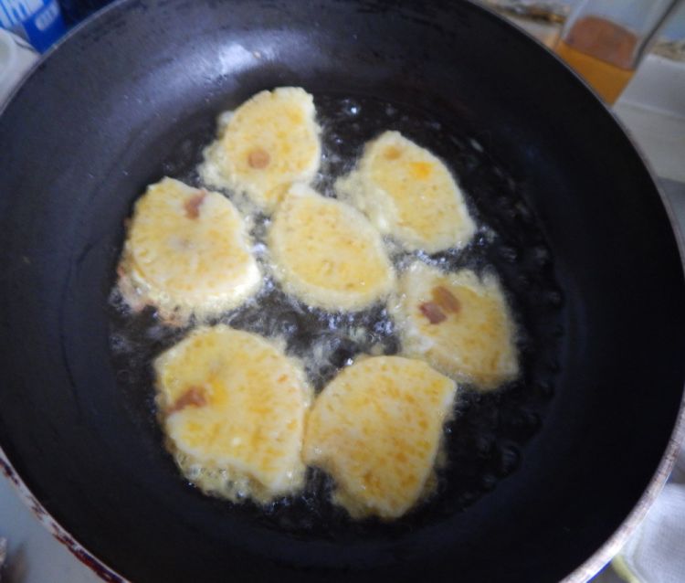 鸡蛋煎发糕步骤7