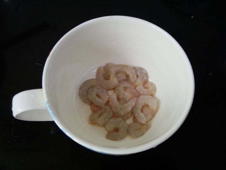 虾仁蒸鹅蛋步骤6