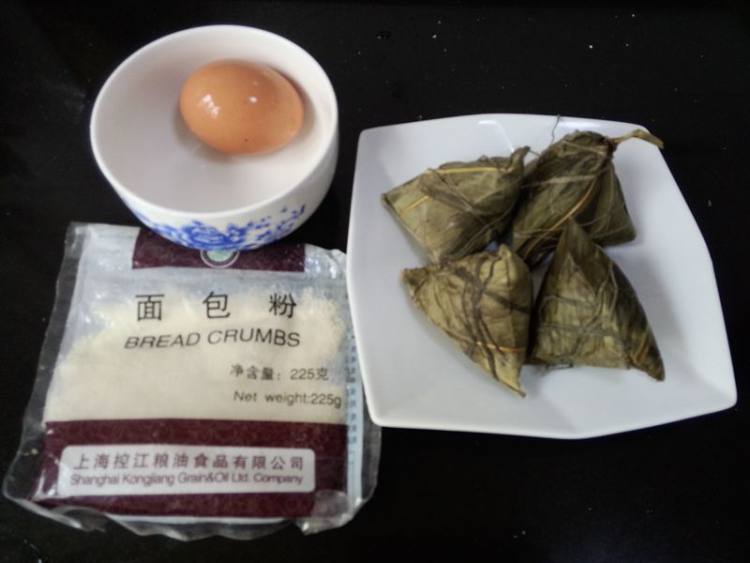 酥炸粽子步骤1