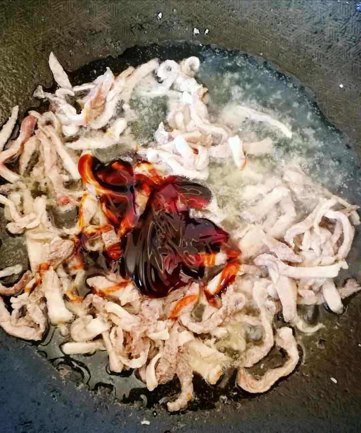 黄瓜肉丝面步骤3