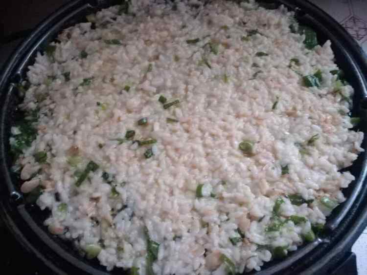 虾米芝麻米饼步骤8