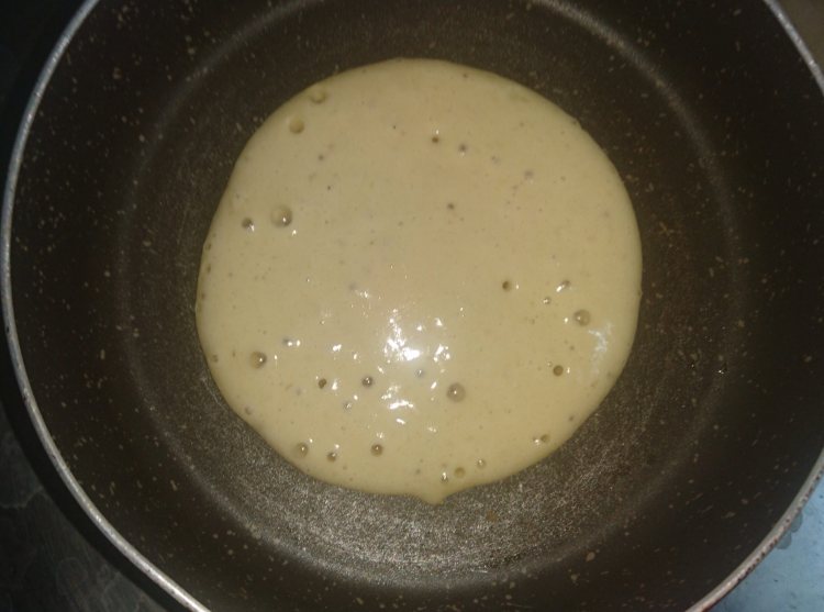 香蕉煎饼步骤4