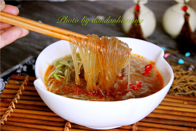 羊肉酸辣粉步骤8