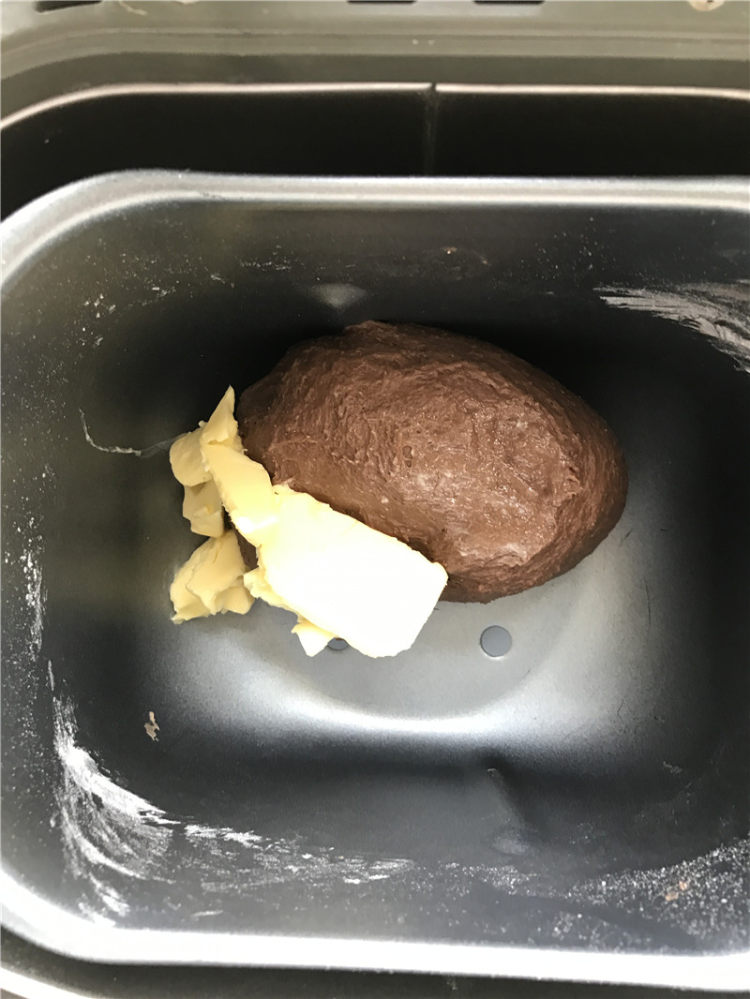 可可麻薯软欧步骤3