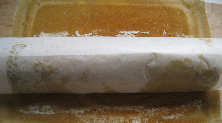 抹茶蛋糕卷步骤20