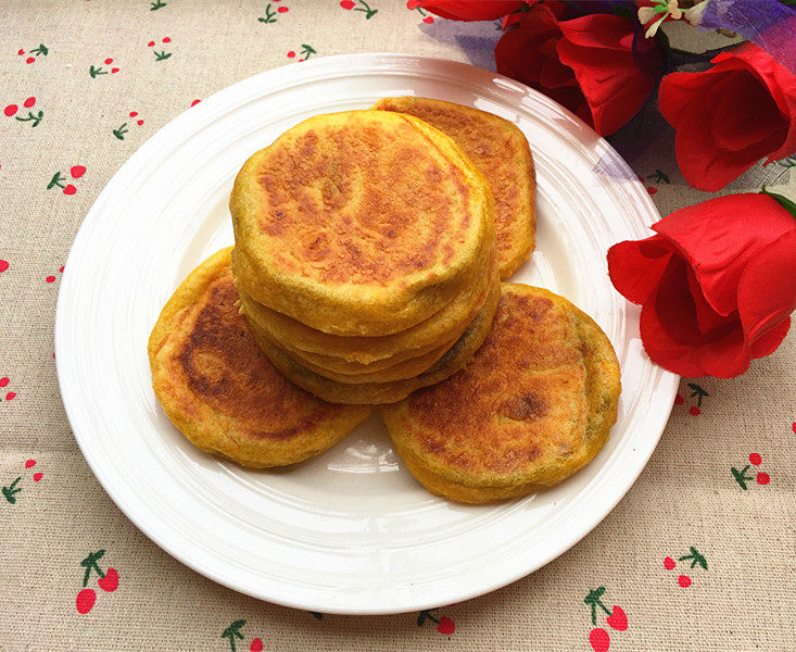 豆沙南瓜饼步骤13