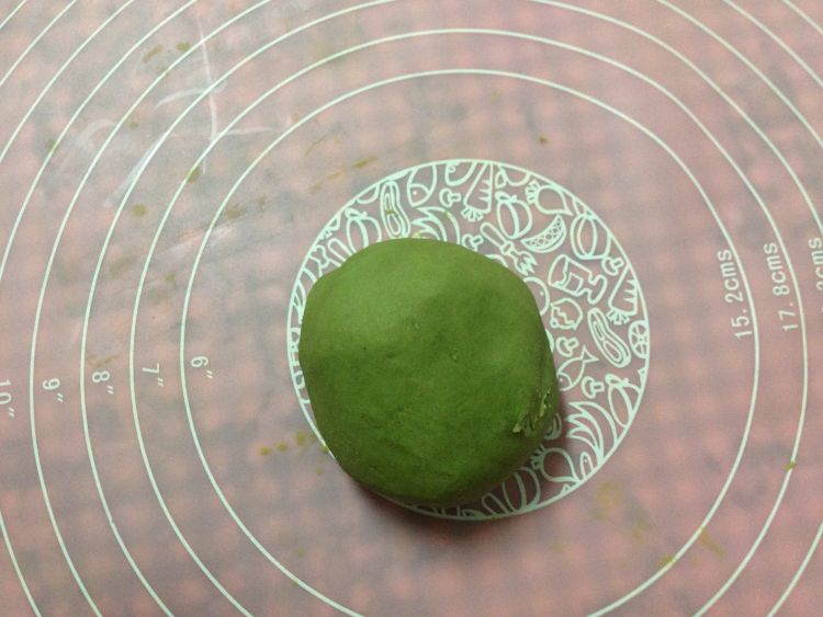 抹茶蛋黄酥步骤2