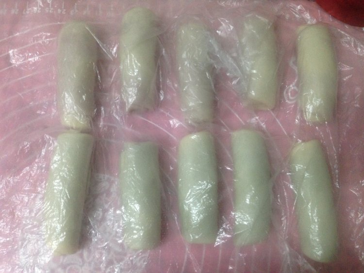 抹茶蛋黄酥步骤13
