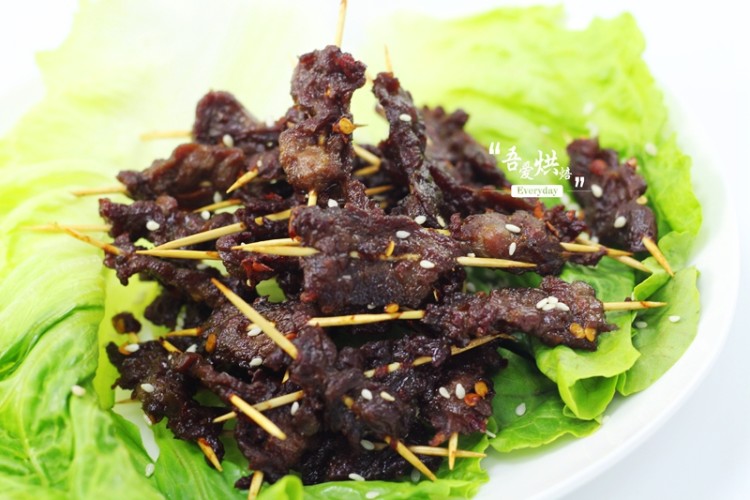 香辣牙签牛肉步骤9