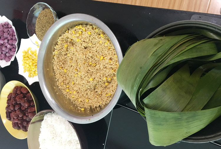 苦荞豆沙粽步骤3