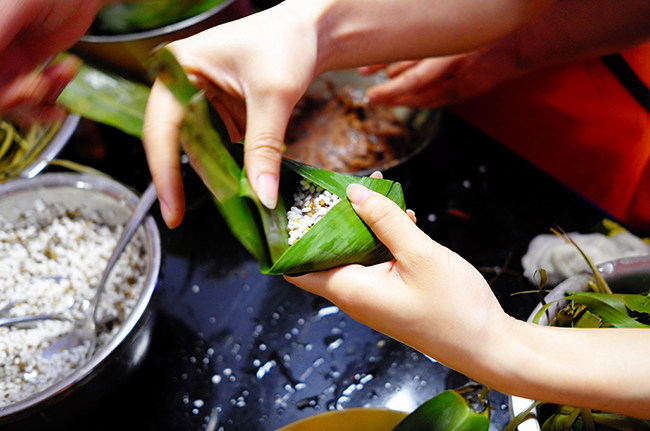 苦荞豆沙粽步骤9