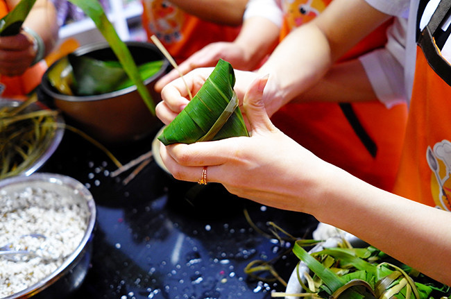 苦荞豆沙粽步骤10