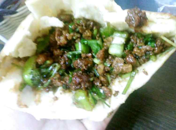 夹肉饼步骤9