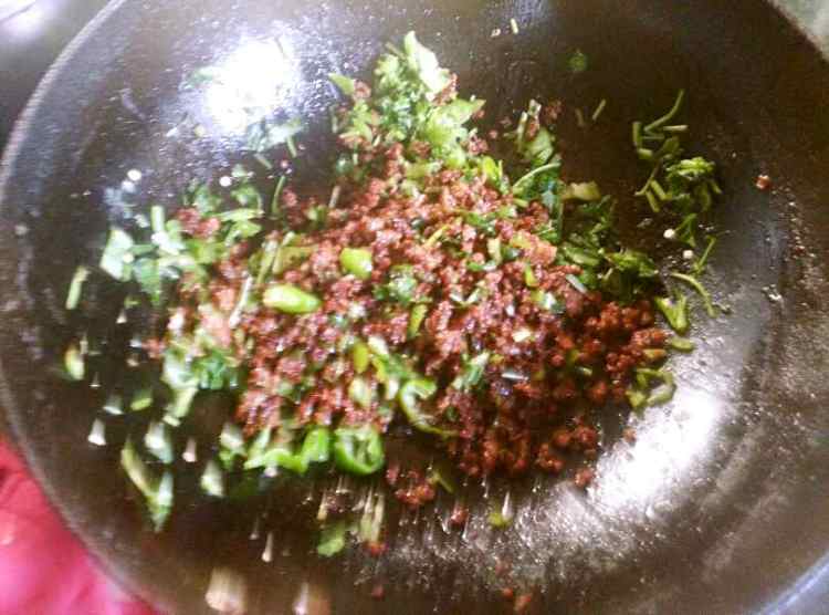 夹肉饼步骤7