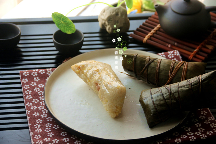 家乡绿豆肉粽子步骤17