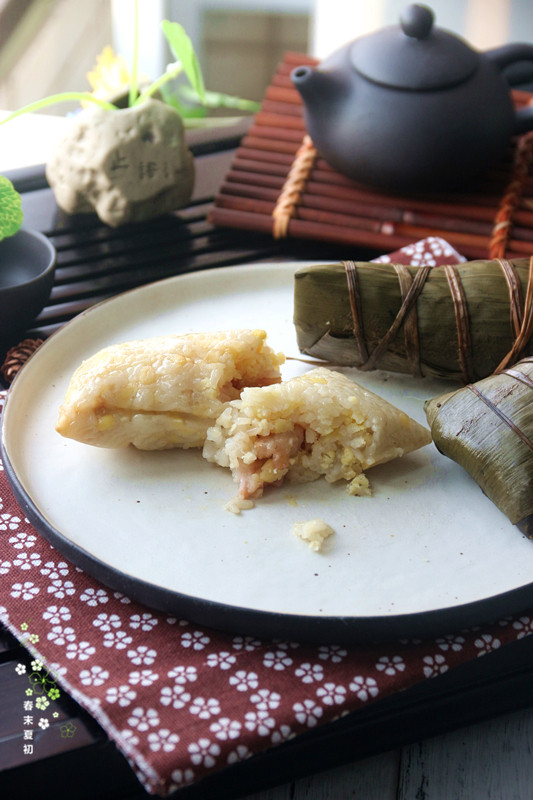 家乡绿豆肉粽子步骤18