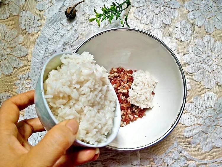 腊味豌豆烧麦步骤3