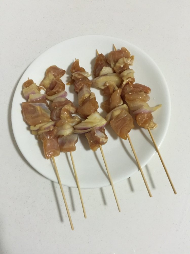 蜜汁鸡肉串步骤5