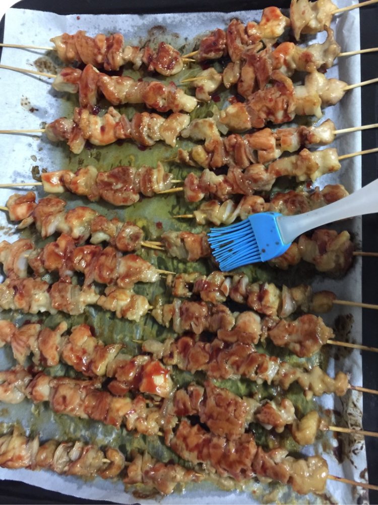 蜜汁鸡肉串步骤10