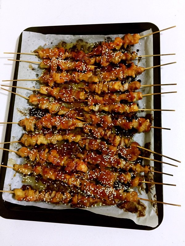 蜜汁鸡肉串步骤11
