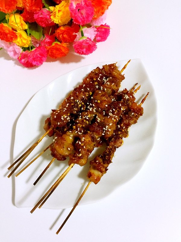 蜜汁鸡肉串步骤20