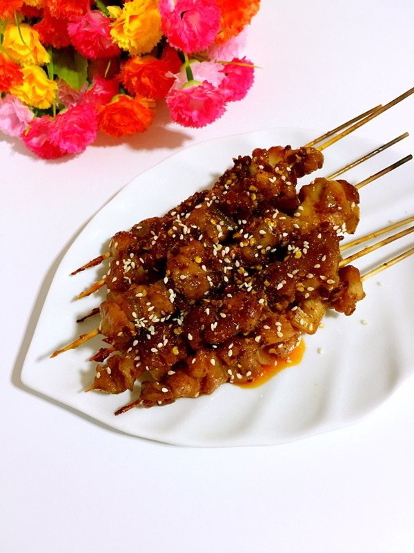 蜜汁鸡肉串步骤18