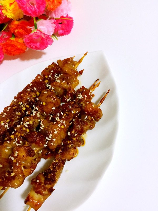 蜜汁鸡肉串步骤21
