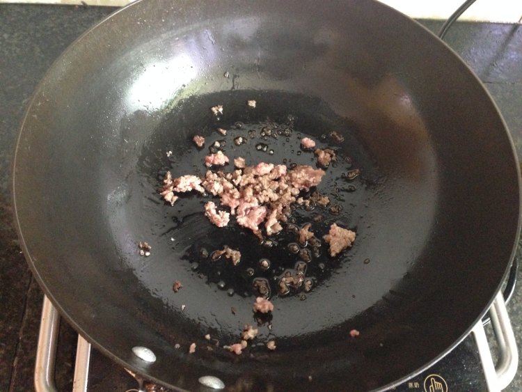 香辣土豆泥炒肉末步骤4