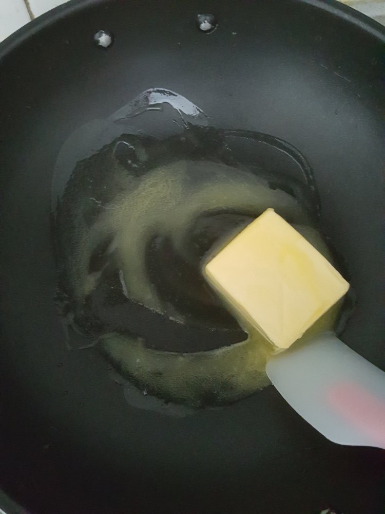 青汁牛轧饼干步骤2