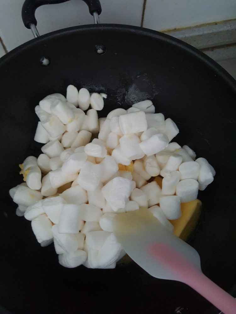 青汁牛轧饼干步骤3