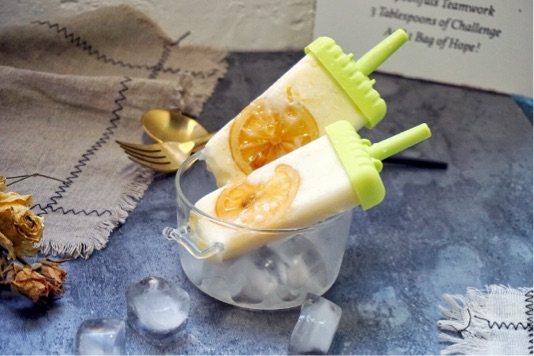 柠檬蜜凤梨果酱酸奶冰步骤8