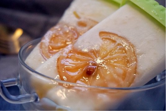 柠檬蜜凤梨果酱酸奶冰步骤11