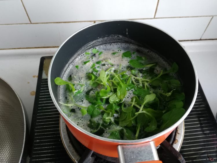 紫菜鸡毛菜汤步骤4