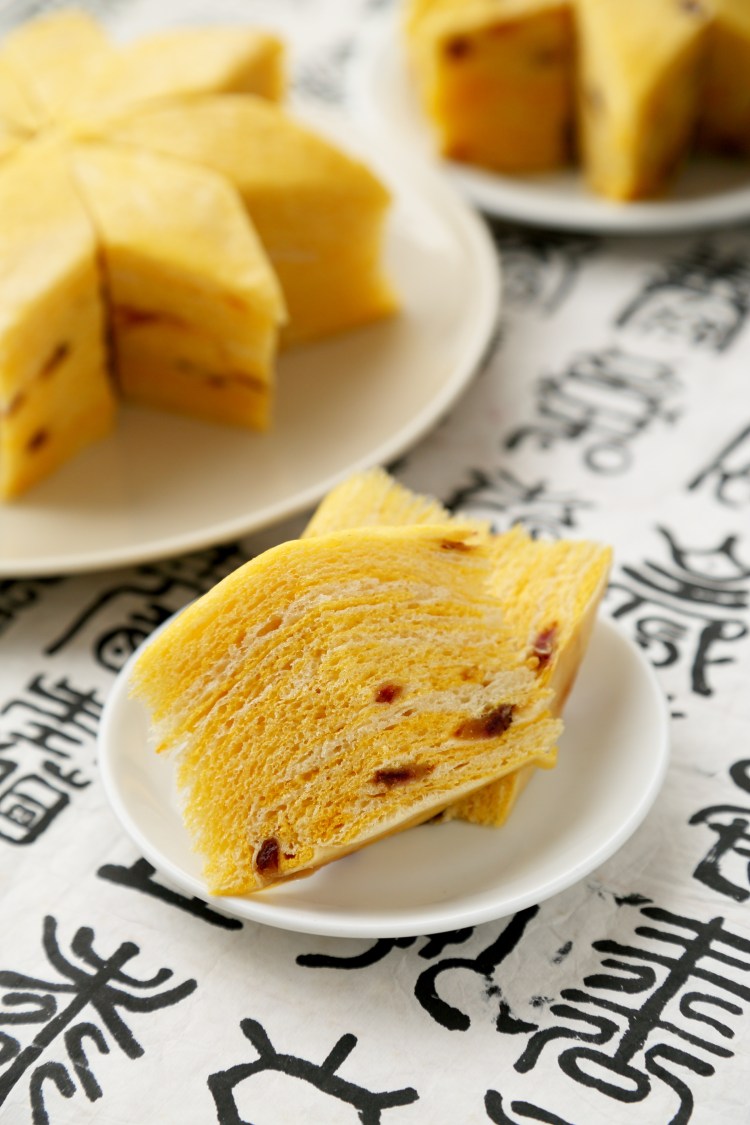 双色千层油糕步骤11