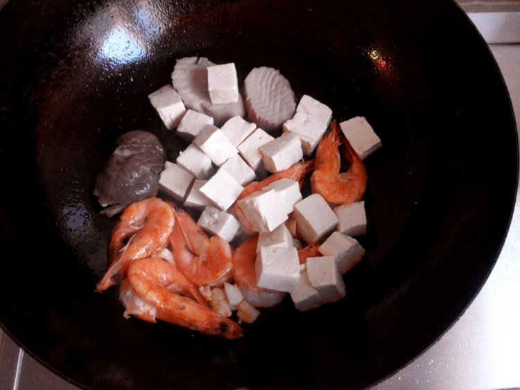海鲜豆腐汤步骤5